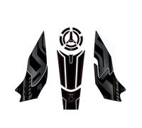 Kit Paraserbatoio Serbatoio Adesivi 3d moto Benelli TRK 702 X Rosso compatibile