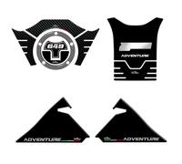 Kit Paraserbatoio Serbatoio Adesivi 3d per Moto Morini X CAPE 650 2022 compatibi