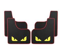 Kit Paraspruzzi Parafanghi Universali Per Auto Anteriori E Posteriori In PP Per Auto SUV Fuoristrada Camion Accessori(4pcs Red)