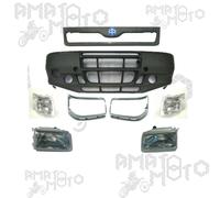 KIT PARAURTI ANTERIORE + COPPIA FARI + CORNICI FARI + FRECCE PER PIAGGIO PORTER