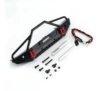 Kit Paraurti Anteriore Posteriore Bull Bar Con Luce Per TRX4 Per SCX10 1/10 Plastica Dura RC Auto Parti Aggiornamento Modello Accessorio Riparazione Rc Paraurti Posteriori