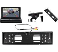 KIT PARCHEGGIO AUTO E CAMPER PORTATARGA CON RETROCAMERA 170° + MONITOR LCD 4,3"