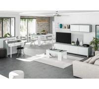 Kit parete attrezzata alida 41x200x43h bianco cem.