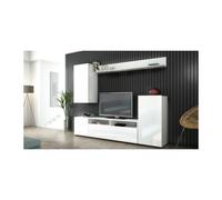 Kit parete living bridge 207x34x170 bianco/b.luc.