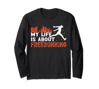 Kit Parkour per Adulti Life About Freerunning & Freerunner Maglia a Manica