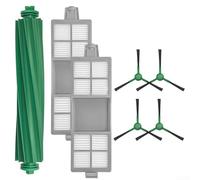 Kit parti di ricambio, 1 spazzola a rullo principale, 4 spazzole laterali e 2 filtri compatibili Hepa, per Roomba 205 per DustCompactor Series