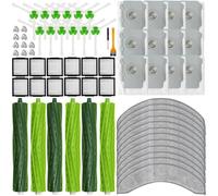 Kit Parti di Ricambio Compatibile con iRobot Roomba Combo J7 J7+Plus Aspirapolvere Robot Spazzola principale Spazzola laterale Panno Mop Filtro HEPA Sacchetto di polvere Accessori