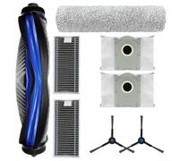 Kit parti di ricambio per Ecovacs per Deebot per X8 Pro per Omni Robot aspirapolvere | Include spazzola principale | spazzole laterali | Roller Mop e sacchetti per la polvere | Set di accessori per la