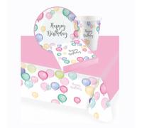 Kit party Happy Birthday 24 persone bicchieri piatti buon compleanno 1817