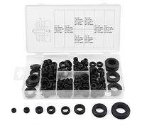 Kit passacavo in gomma, 180 pezzi Anello passacavo in gomma Anello in gomma Bong Kit passacavo in gomma Passacavo in gomma Guarnizione in gomma Guarnizione elettrica Rondella Guarnizione Assortimento