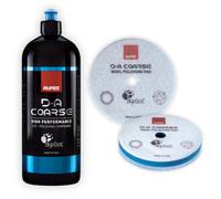 Kit Pasta Abrasiva D-A Coarse 1 LT + Tampone in Lana D-A Coarse Ø130 mm Rupes