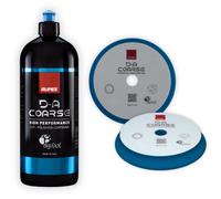 Kit Pasta Abrasiva D-A Coarse 1 Lt + Tampone in Spugna Ø 150 mm Rupes