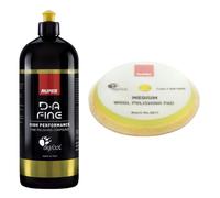 Kit Pasta Abrasiva D-A Fine 1 Lt + Tampone in Lana Medium Ø 180 mm Rupes