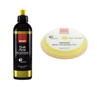 Kit Pasta Abrasiva D-A Fine 250 ml + Tampone in Lana Medium Ø 150 mm Rupes