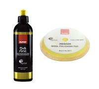 Kit Pasta Abrasiva D-A Fine 250 ml + Tampone in Lana Medium Ø 180 mm Rupes