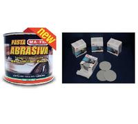 KIT PASTA ABRASIVA + DISCHI ABRASIVI FARI AUTO 6 P500 4 P800 1 P3000 1 HN039