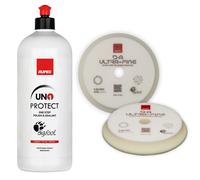 Kit Pasta Abrasiva UNO Protect 1 Lt + Tampone in Spugna Ø 180 mm Rupes