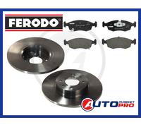 KIT PASTIGLIE + 2 DISCHI FRENO PIENI FIAT PANDA 1.3 III° SERIE MULTIJET
