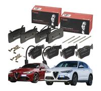 Kit Pastiglie Ant + Post Brembo Alfa Romeo Giulia Stelvio P23187 P23180