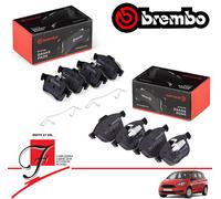 KIT PASTIGLIE BREMBO FORD FOCUS C-MAX II FRENO ANTERIORE POSTERIORE PASTICCHE