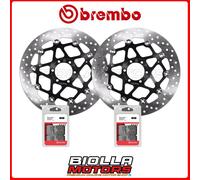 KIT PASTIGLIE + DISCHI BREMBO BENELLI TRE K AMAZONAS 1130 2007 ANTERIORE [SR - F