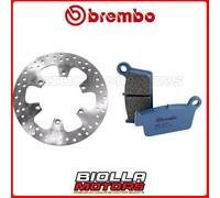 KIT PASTIGLIE + DISCO BREMBO BETA RR EFI ENDURO RACING 390 2020 POSTERIORE [TT -