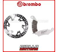 KIT PASTIGLIE + DISCO BREMBO BETA RR EFI ENDURO RACING 430 2023 ANTERIORE [LA -