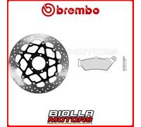 KIT PASTIGLIE + DISCO BREMBO DUCATI SCRAMBLER SIXTY 2 400 2020 ANTERIORE [65 - F