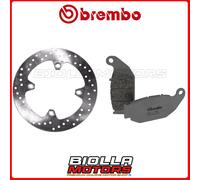 KIT PASTIGLIE + DISCO BREMBO HONDA CRF L ABS 250 2020 POSTERIORE [SX - Fisso] 68