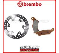 KIT PASTIGLIE + DISCO BREMBO KTM EXC-F CHAMPION EDITION 250 2010 ANTERIORE [83 -