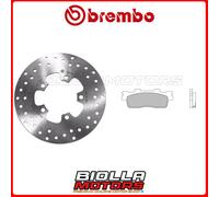 KIT PASTIGLIE + DISCO BREMBO KYMCO DOWNTOWN I ABS 300 2015 POSTERIORE [CC - Fiss