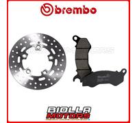 KIT PASTIGLIE + DISCO BREMBO KYMCO PEOPLE ONE I CBS (EURO 5) 125 2022 ANTERIORE