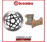 KIT PASTIGLIE + DISCO BREMBO MOTO GUZZI V7 STONE PALACE GUCCI 850 2023 ANTERIORE