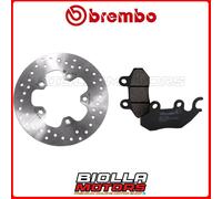 KIT PASTIGLIE + DISCO BREMBO SYM SYMPHONY ST (EURO 3) 125 2015 ANTERIORE [- - Fi