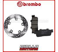 KIT PASTIGLIE + DISCO BREMBO TGB X-MOTION 300 2014 POSTERIORE [- - Fisso] 68B407