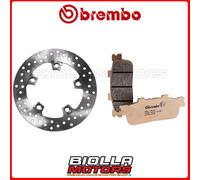 KIT PASTIGLIE + DISCO BREMBO TGB X-MOTION 300 2017 POSTERIORE [XS - Fisso] 68B40