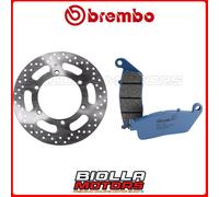 KIT PASTIGLIE + DISCO BREMBO TRIUMPH BONNEVILLE SE STEVE MCQUEEN 865 2012 ANTERI