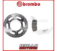 KIT PASTIGLIE + DISCO BREMBO TRIUMPH BONNEVILLE SE STEVE MCQUEEN 865 2012 ANTERI