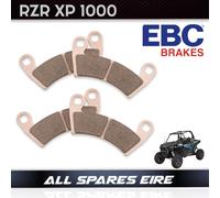 KIT PASTIGLIE DISCO FRENO ANTERIORI POLARIS PER RZR XP 1000 EBC UK (2014-2024)
