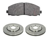 KIT PASTIGLIE E DISCHI ANTERIORI COMPATIBILE PER FIAT FREEMONT (345)