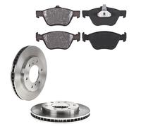 KIT PASTIGLIE E DISCHI ANTERIORI COMPATIBILE PER FIAT MAREA (185)