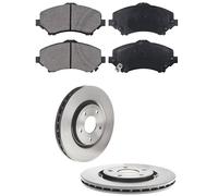 KIT PASTIGLIE E DISCHI ANTERIORI COMPATIBILE PER LANCIA VOYAGER MPV / SPACE WAGO