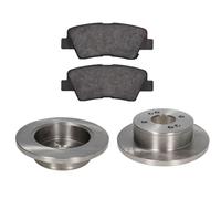 KIT PASTIGLIE E DISCHI POSTERIORI COMPATIBILE PER HYUNDAI i10 (BA,IA)