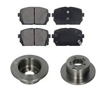 KIT PASTIGLIE E DISCHI POSTERIORI COMPATIBILE PER KIA CARENS III MPV / SPACE WAG