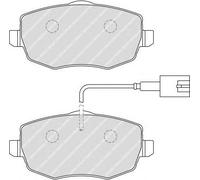 Kit Pastiglie Freni ANTERIORI Ferodo LANCIA YPSILON '03-'11 1.3 D Multijet 77 KW