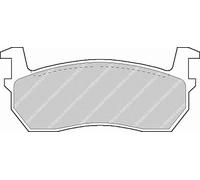 Kit Pastiglie Freni ANTERIORI Ferodo NISSAN MICRA I '82-'92 1.0 40 KW 54 CV