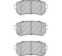 Kit Pastiglie Freni POSTERIORI Ferodo KIA RIO II '05-> 1.6 CVVT 82 KW 112 CV