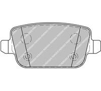 Kit Pastiglie Freni Posteriori FORD S-MAX '06-> 2.0 EcoBoost 176 KW