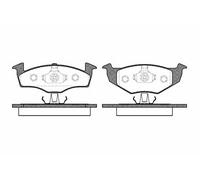 Kit pastiglie freno a disco anteriore REMSA BPM0609.00 SEAT SKODA VW