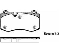Kit pastiglie freno a disco anteriore REMSA BPM1202.00 MERCEDES-BENZ